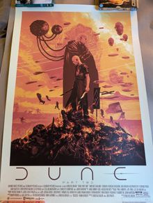 Dune Part 2 Screen Print by Gabz Domaradzki Harkonnen Variant Rare