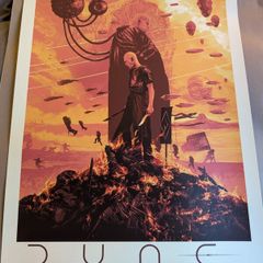 Dune Part 2 Screen Print by Gabz Domaradzki Harkonnen Variant Rare