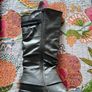 Shu grey leather boots Image 4