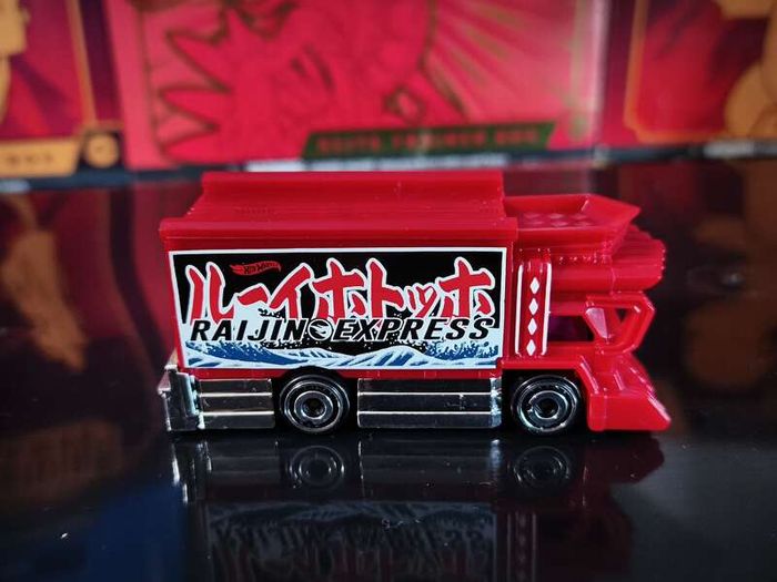 Raijin Express ! TREASURE HUNT ! from HW Haulers Series ! 2020 ! Mattel ! Hot Wheels !