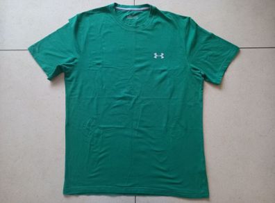 Under Armour Mens Heatgear T-Shirt Green Large