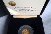 1.24g irish gold proof coin