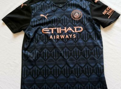 2020/21 Manchester City Puma Away Jersey Size Age 11/12 Years