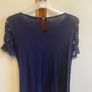 Navy top + bolero cardigan, size 8 Image 4