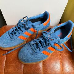 Adidas blue/orange trainers
