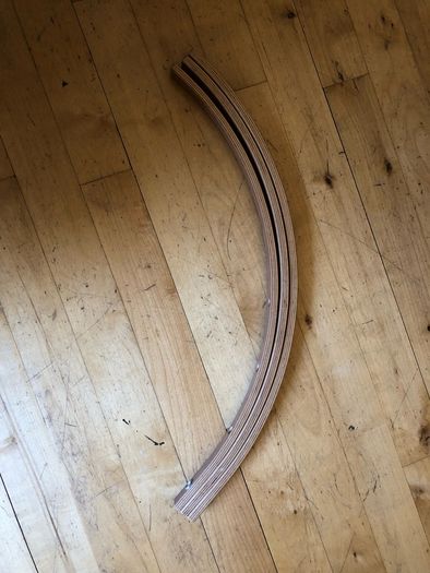 Wooden baby mobile frame