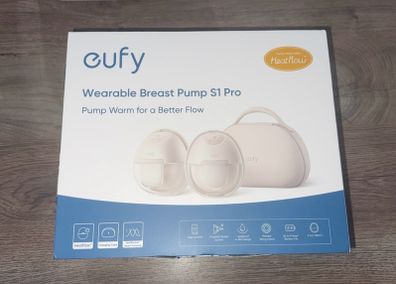 Eufy S1 pro wearable breast pump with charging case