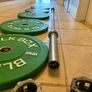 Blk Box Olympic Bumper Weight Plates And Semi Commercial Olympic Ladied Barbell Image 5
