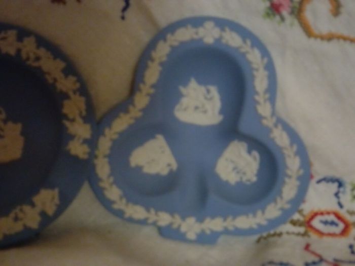 Wedgwood Blue Jasperware Trinket dish
