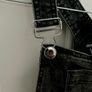 Dungaree dress denim acid wash size M 38 10 Image 2