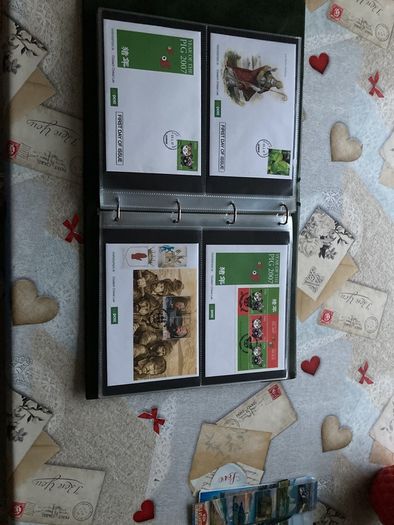 First Day Cover Album Collection 43x - 1984 - 2022