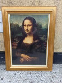 Vintage Mona Lisa Picture