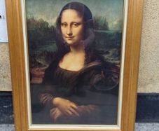 Vintage Mona Lisa Picture