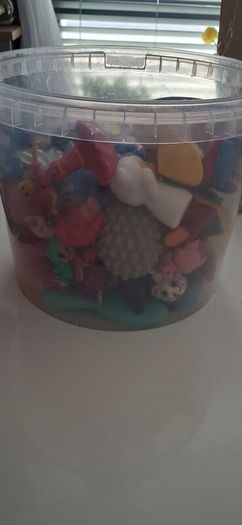 Bucket of figures