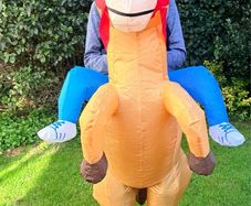 inflatable kids pony costume