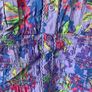 Women's Purple Floral Blouse Cami Image 4