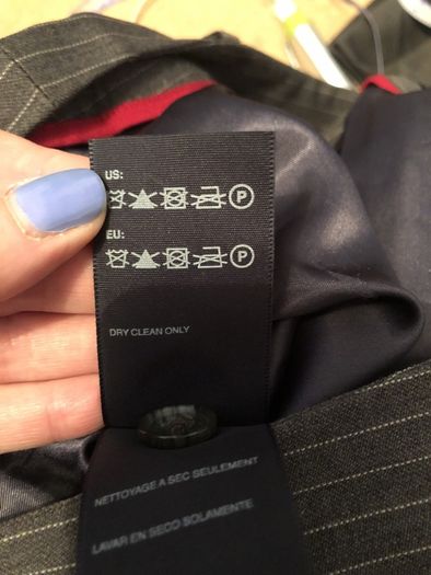 Grey pin striped Tommy Hilfiger trousers