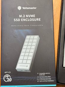 Yottamaster Thunderbolt 3/4 Up To 20Gps M.2 Nvme SSD Enclosure