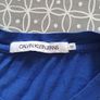 calvin klein tshirt size medium ptp 20" blue in like new condition Image 9