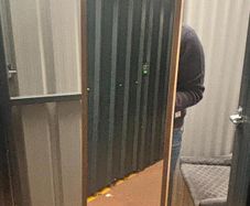 Full Length Mirror with Wood Effect Frame