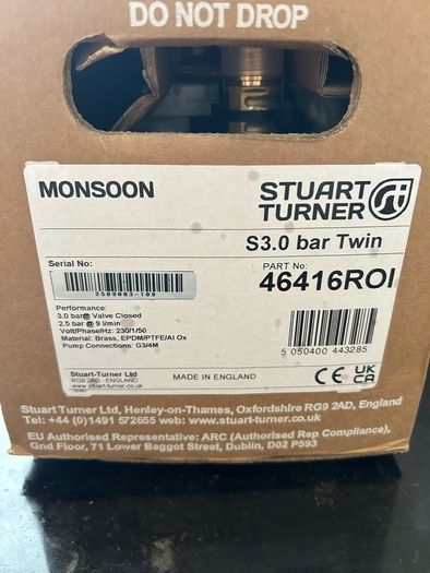 Stuart Turner Monsoon Shower pump (new)