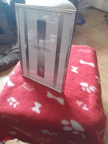 silver photo frame
