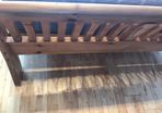 Kingsize solid oak sleigh bedframe
