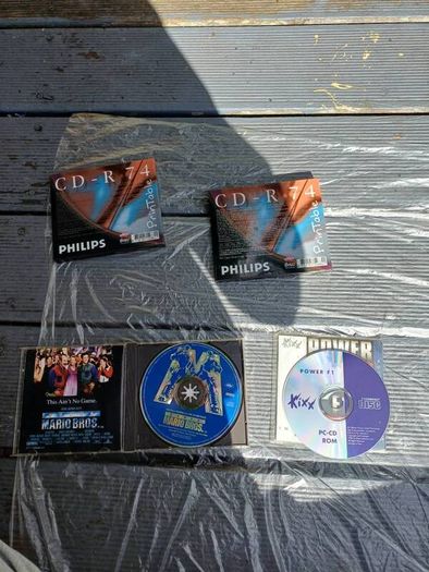 Super Mario Bros 1993 CD Soundtrack / Retro PC Game / Philips CD-R Sealed Bundle