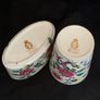 Vintage vanity set Old foley Chinese rose pattern Image 8