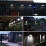 8 Pack Solar LED Fence Garden Lights - Solar Powered Outdoor Wireless LED Lights Waterproof Decoration Lamp for Railing Fence, Deck, Step Yard Patio (Pack of 8) Image 4