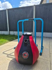Parallel Dip Bars and Uppercut Punching Bag