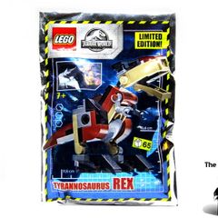 LEGO Jurassic World T Rex Dino Minifigure Foil Pack Polybag Limited Edition Brand New Sealed
