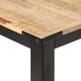 Dining Table 180x90x76 cm Solid Rough Mango Wood Image 6