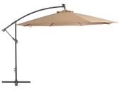 Cantilever Umbrella with Aluminium Pole 350 cm Taupe