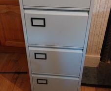 Filing cabinet with keys never used