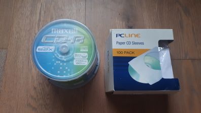 DVD and CD blank disks /paper sleeves