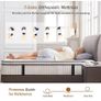 4FT Small Double Mattress, 10.2 INCH Medium Firm Memory Foam Pocket Sprung Hybrid Mattress Orthopedic Image 6