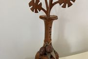 Banksia Seed Pod Carved Wooden Vase from Australia