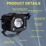 Two Lights, 3-Inch Auxiliary Motorcycle Lights with White Illumination, High Lumens, Image 6