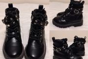 Kids Black Boots
