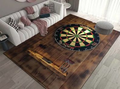 Darts themed rug free postage