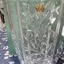 Heavy French Cut Glass Vase Image 5