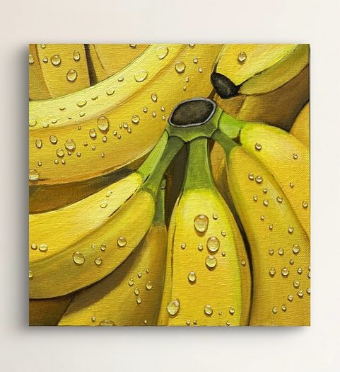 Original acrylic painting on canvas board