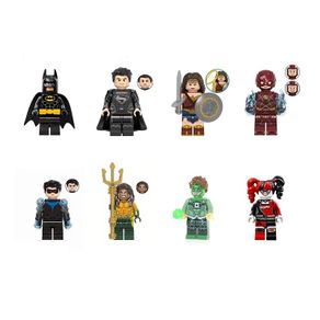 [8-Pack] DC Comics Super Hero Minifigure Bundle - Compatible with LEGO