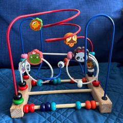 Baby Wooden Cube Animal Maze