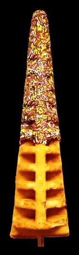 Waffle Iron Lollipop