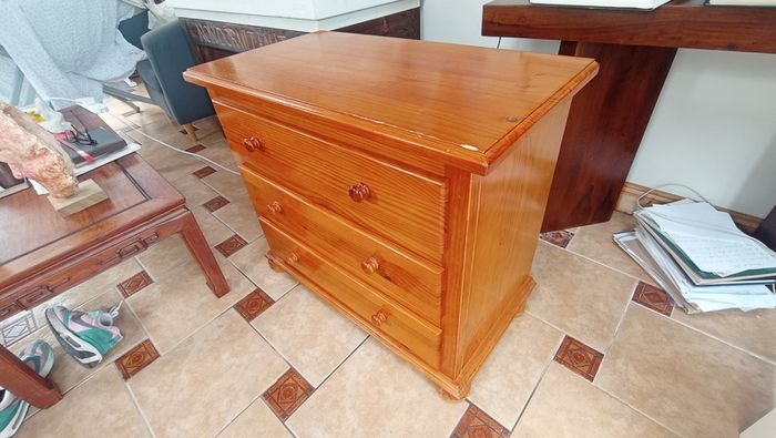 wooden chest of drawers