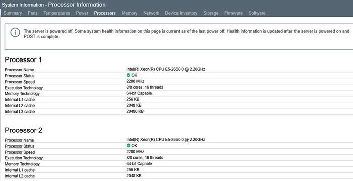 Hpe Proliant Dl360p Gen8