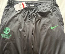 Official Basketball Ireland Ladies Black Joggers (size L) - brand new