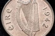 [#57] - Ireland 1942 | Irish 1/2d | Irish Half Penny | Sow | KM.10